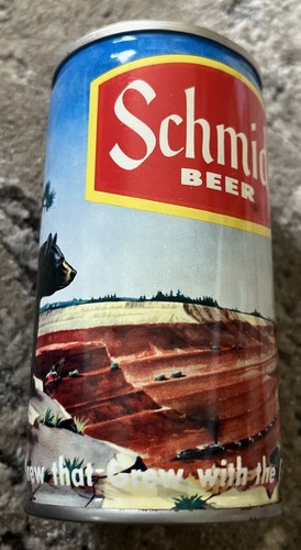 Schmidt beer can - beer, outdoor